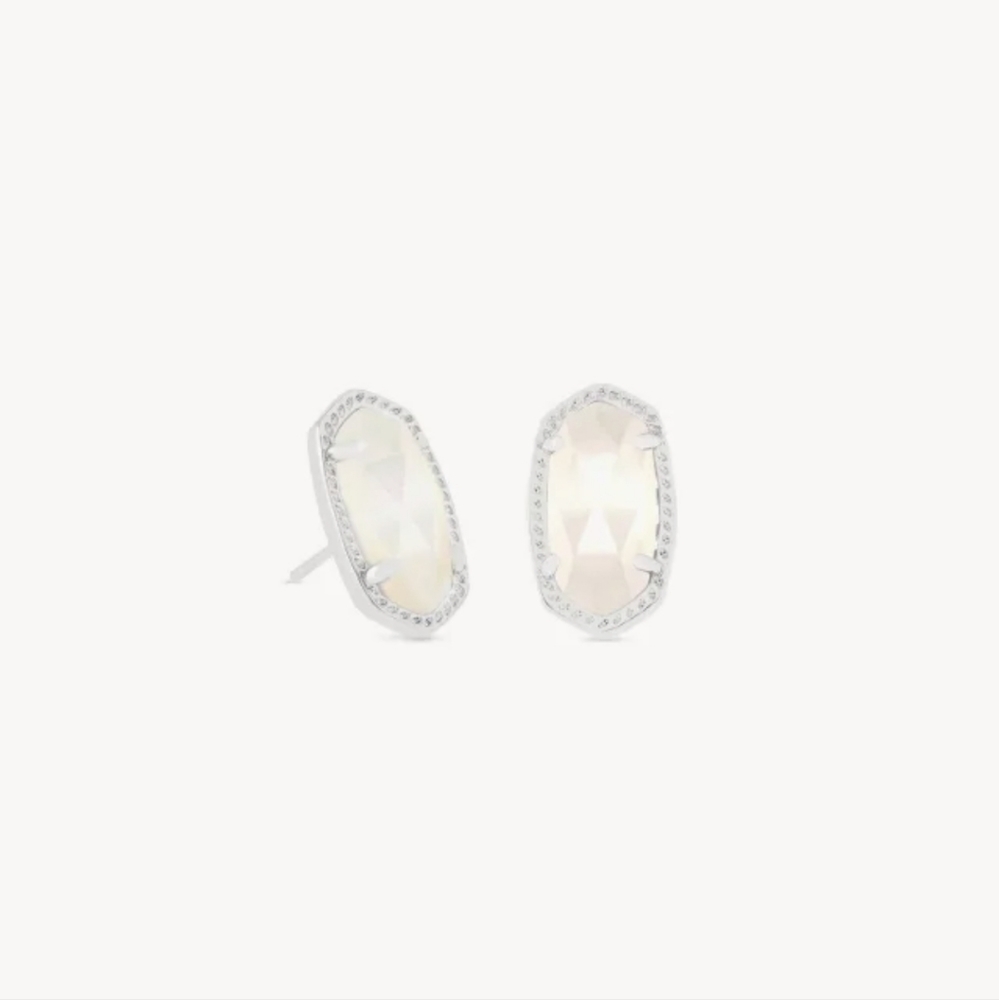 Ellie Mother of Pearl Stud Earrings
